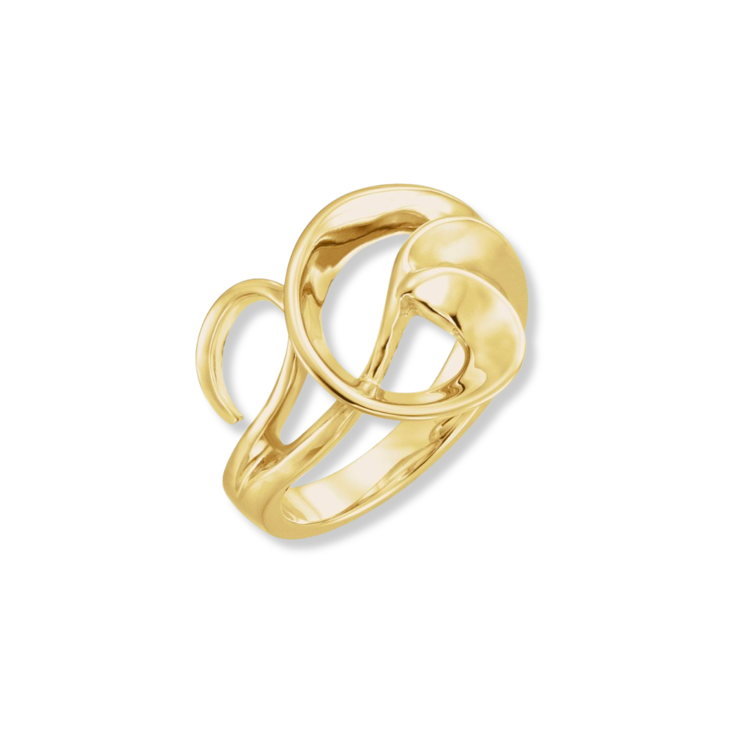 Infinity Bloom Ring – three x seven style