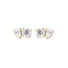 Load image into Gallery viewer, Lumière Drops Stud Earrings Lab-Grown Diamond
