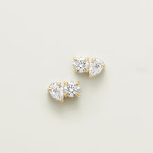 画像をギャラリービューアに読み込む, Lumière Drops Stud Earrings Lab-Grown Diamond
