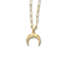 Load image into Gallery viewer, Crescent Moon 18&quot; Necklace
