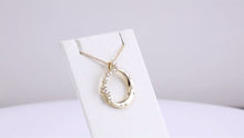 Load and play video in Gallery viewer, Crescent Moon 16-18&quot; Necklace
